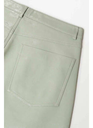 Pantalon drept verde MANGO femeie