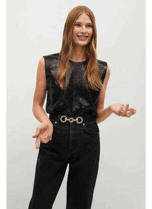 Top negru MANGO femeie