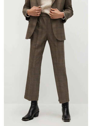 Pantalon chino maro MANGO femeie