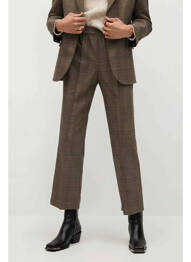 Pantalon chino maro MANGO femeie