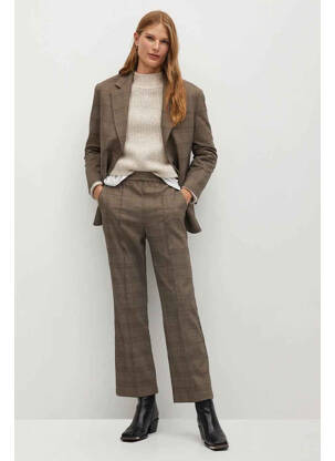 Pantalon chino maro MANGO femeie