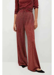 Pantalon evazat roșu MANGO femme