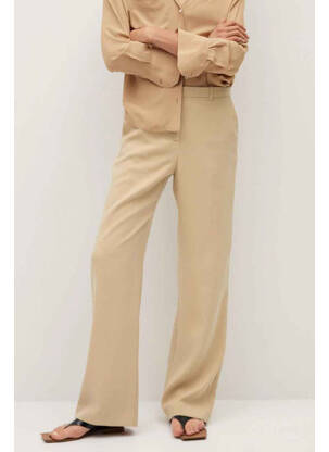 Pantalon chino bej MANGO femeie