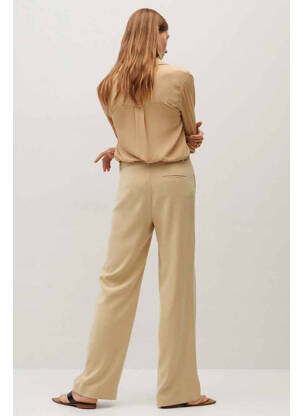 Pantalon chino bej MANGO femeie