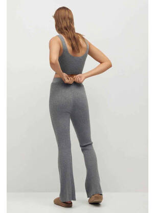 Pantalon evazat gri MANGO femeie