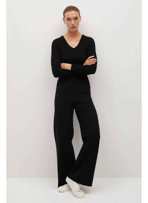 Pantalon evazat negru MANGO femeie