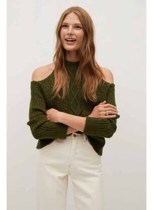 Pulover verde MANGO femeie