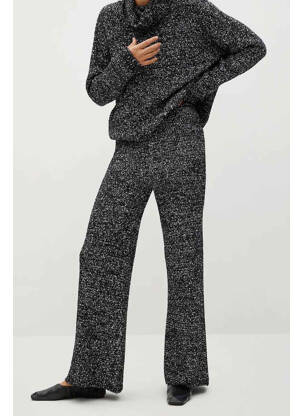 Pantalon evazat negru MANGO femeie
