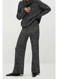 Pantalon evazat negru MANGO femeie