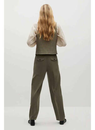 Pantalon chino bej MANGO femeie