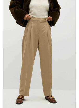 Pantalon chino maro MANGO femeie
