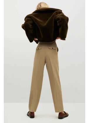 Pantalon chino maro MANGO femeie