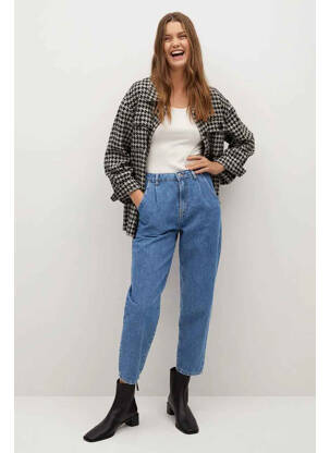 Pantalon 7/8 albastru MANGO femeie