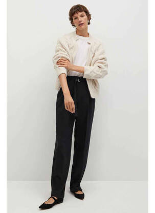 Pantalon chino negru MANGO femeie