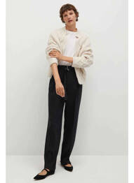 Pantalon chino negru MANGO femme