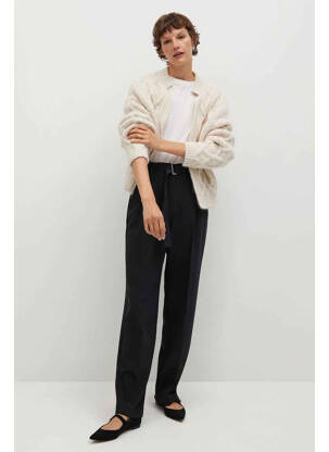 Pantalon chino negru MANGO femme