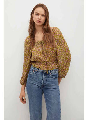 Cămașă verde MANGO femeie