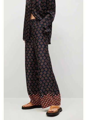 Pantalon evazat negru MANGO femeie
