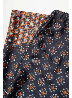 Pantalon evazat negru MANGO femeie