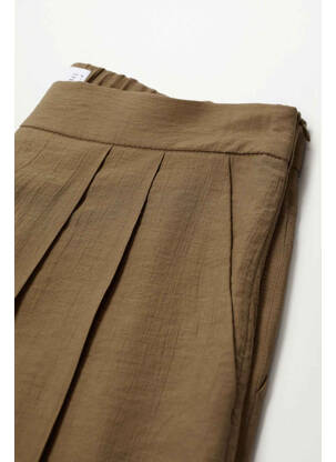 Pantalon trei sferturi verde MANGO femeie