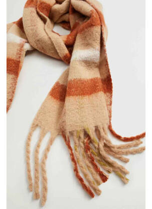 Eșarfă roșu MANGO femeie