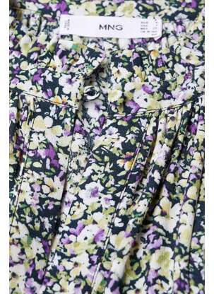 Rochie scurtă verde MANGO femeie