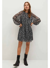 Rochie scurtă negru MANGO femeie