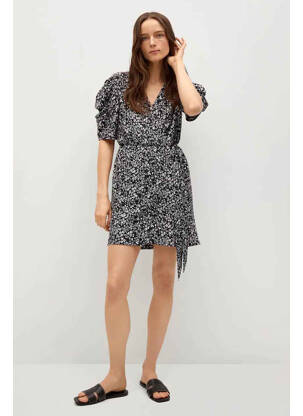 Rochie scurtă negru MANGO femeie