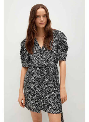 Rochie scurtă negru MANGO femeie