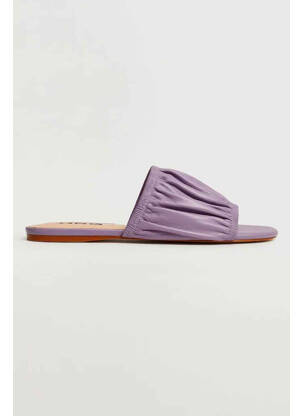 Sandale/pantofi decupați violet MANGO femeie