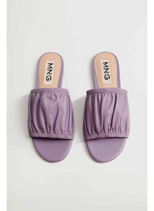 Sandale/pantofi decupați violet MANGO femeie