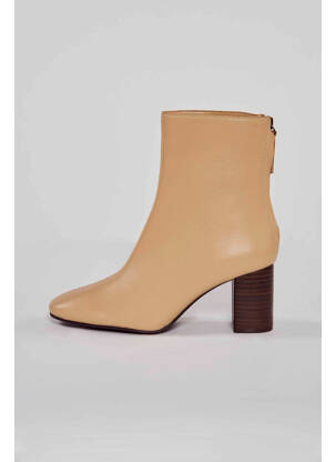 Botine/ghete bej MANGO femeie