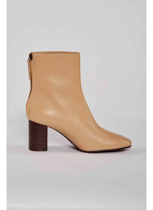 Botine/ghete bej MANGO femeie