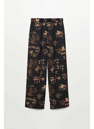 Pantalon drept negru MANGO femeie