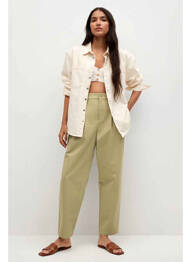 Pantalon chino bej MANGO femme