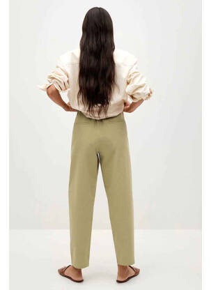 Pantalon chino bej MANGO femeie