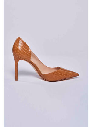 Pantofi cu toc maro MANGO femeie
