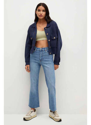 Blugi bootcut albastru MANGO femeie
