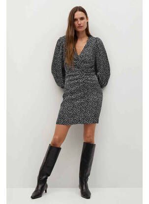 Rochie scurtă negru MANGO femeie