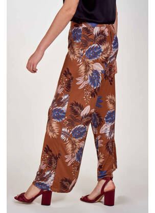 Pantalon drept bej TERRA DI SIENA femeie