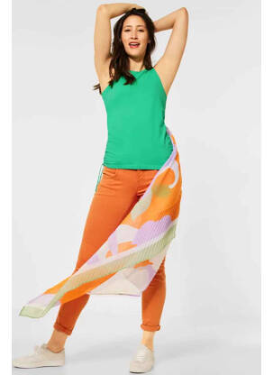 Top verde STREET ONE femme