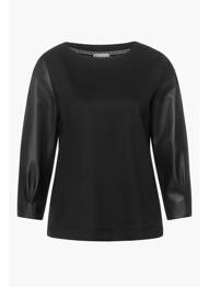 Hanorac negru STREET ONE femme
