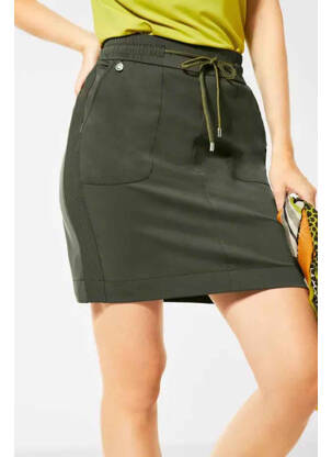 Fustă scurtă verde STREET ONE femeie
