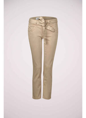 Blugi cu croială slim bej STREET ONE femeie