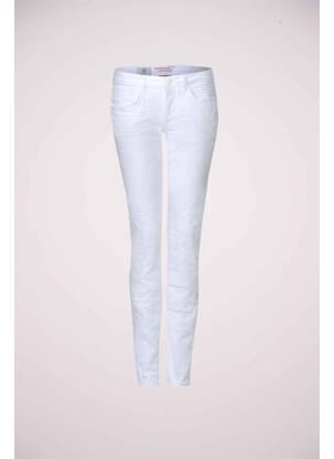 Blugi cu croială slim alb STREET ONE femeie