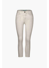Blugi cu croială slim bej STREET ONE femme
