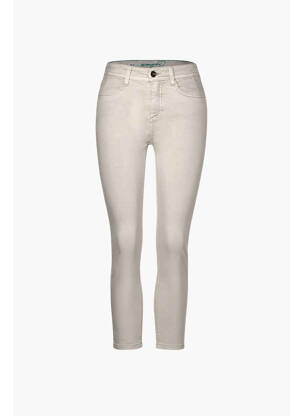 Blugi cu croială slim bej STREET ONE femeie