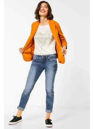 Blugi cu croială slim albastru STREET ONE femeie