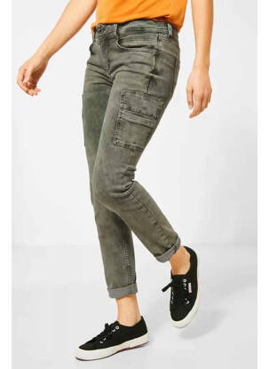 Pantalon cargo albastru STREET ONE femeie