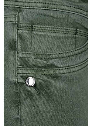 Blugi cu croială slim verde STREET ONE femeie